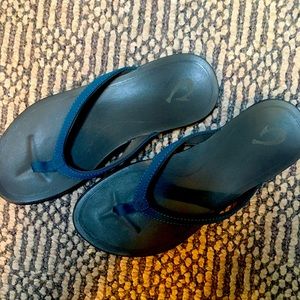 Flip flops color blue